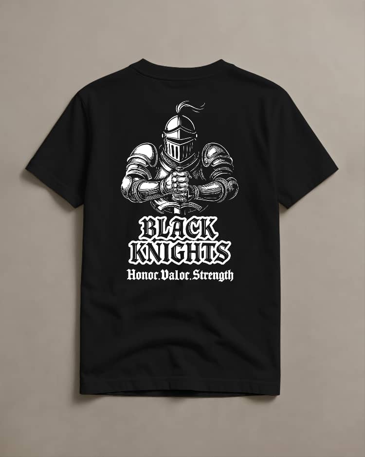 black black knights tee